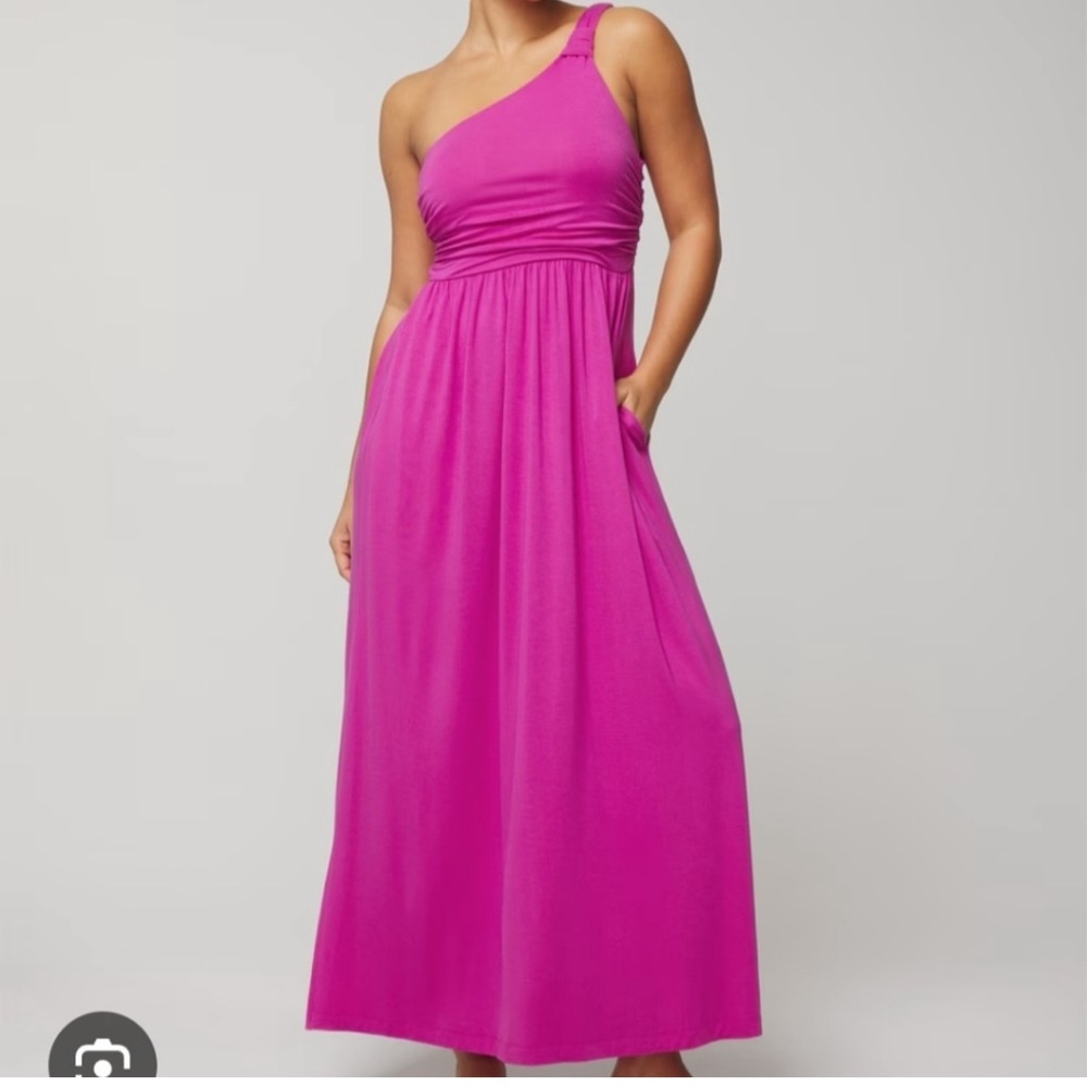 Soma Soft Jersey One Shoulder Knot Maxi